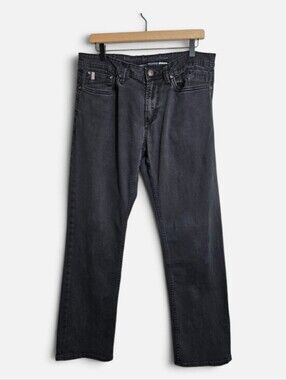I Jeans By Buffalo Mens Slim Leg Black wash Denim Jeans